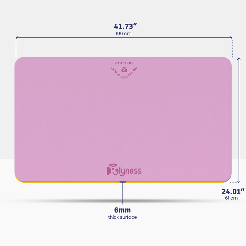 Doglymat™ Pawfect Pink | Sustainable Dog Grooming Table Mat