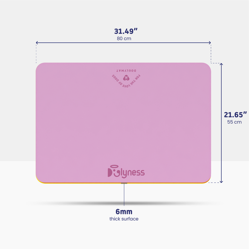 Doglymat™ Pawfect Pink | Sustainable Dog Grooming Table Mat